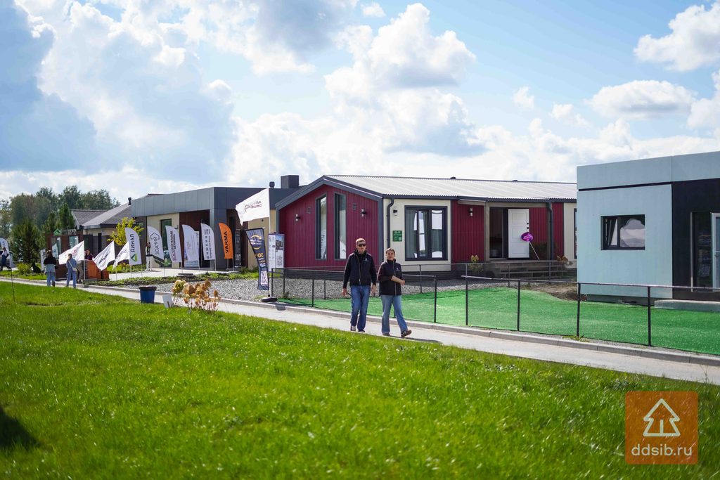 Квартал жилых домов на выставке Open Village Сибирь