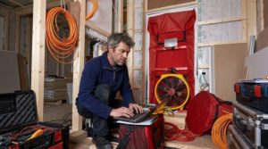 Проверка дома аэродверью (Blower Door Test)
