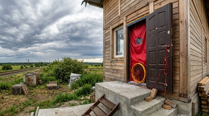 В Сибири Blower Door Test перестает быть «модной западной услугой» и становится суровой необходимостью