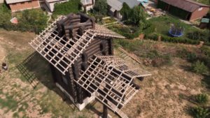 Будущая часовня Луки Крымского в городе Яровое (Алтайский край) вид с воздуха